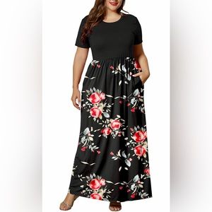 Sz 24 maxi dress with pockets